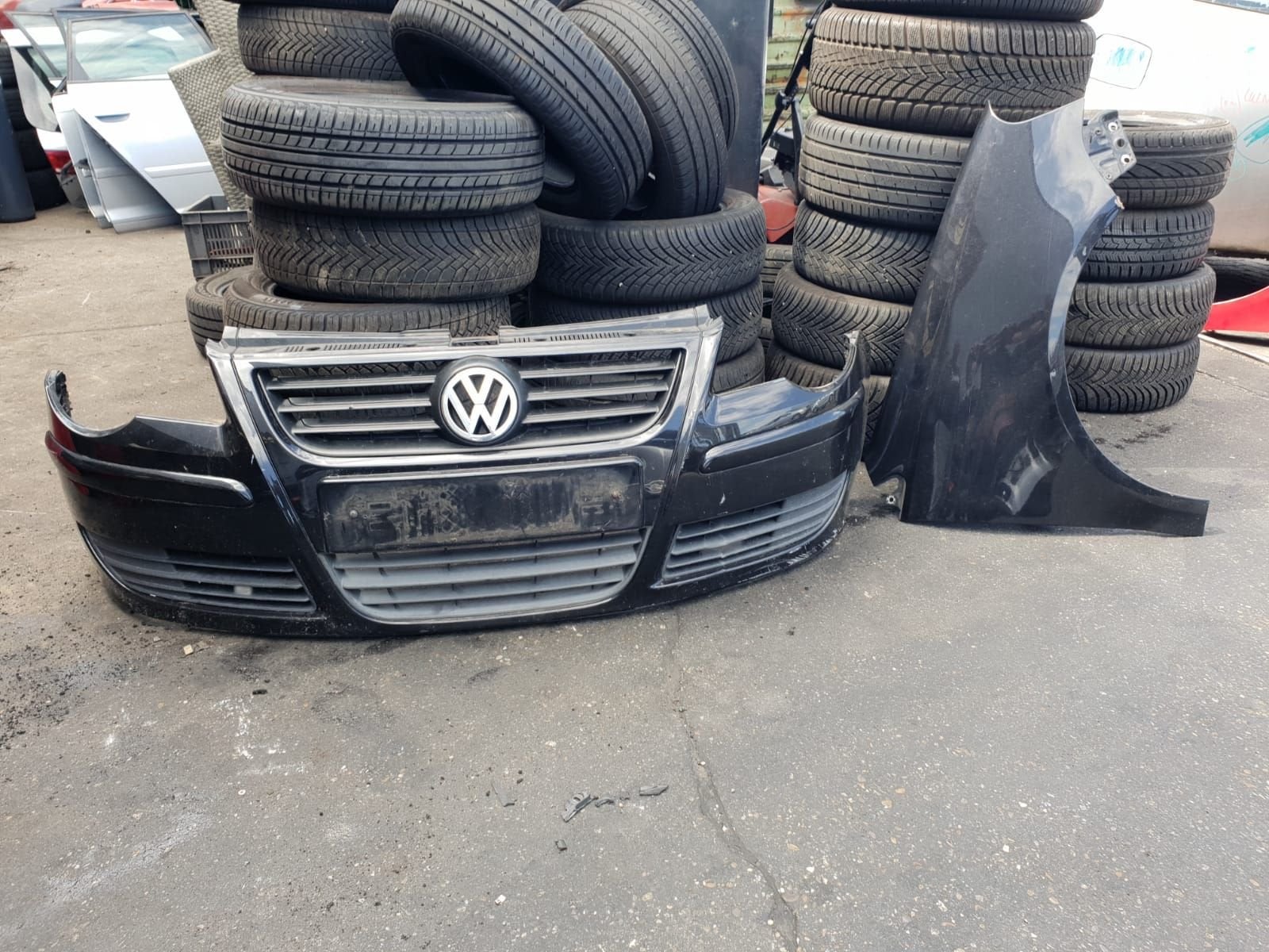 VW POLO VOORBUMPER BJ 2006 TOT 2008, Gebruikt, -, -, Ophalen of Verzenden