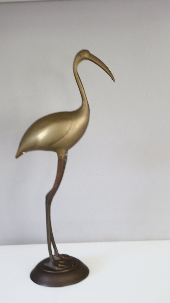 Grote messing vogel, Ophalen of Verzenden, Koper