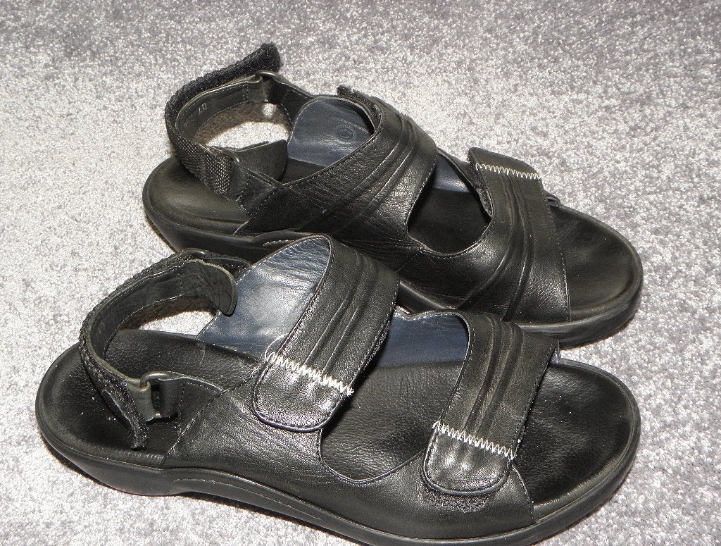 Zwarte Wolky sandalen maat 40, Wolky, Zwart, Zo goed als nieuw, Sandalen of Muiltjes