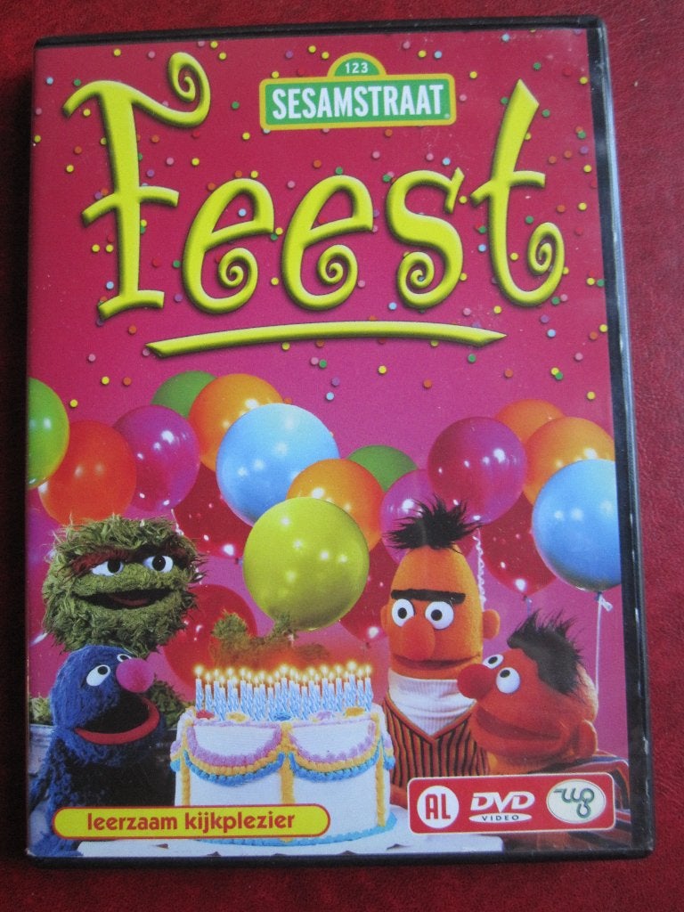 Sesamstraat - Feest, Alle leeftijden, Tv-serie, Zo goed als nieuw, Educatief