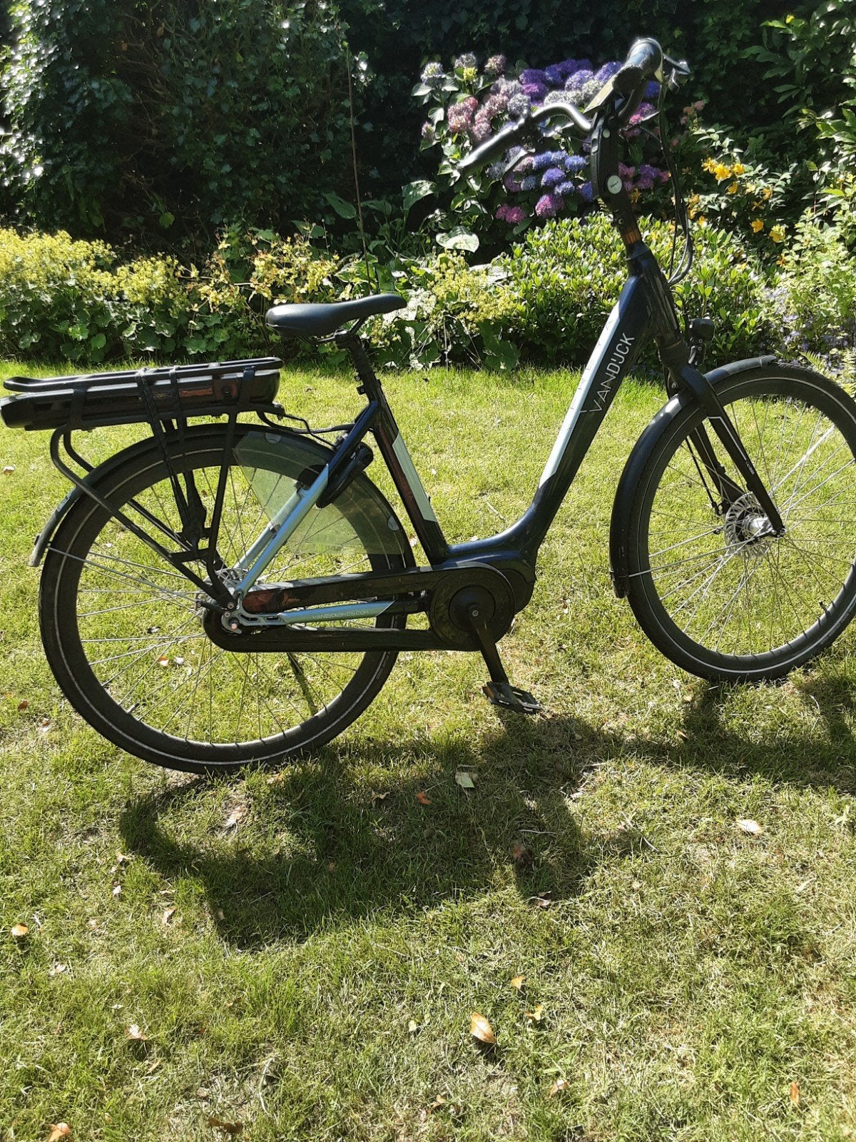 Van Dyck Freya E-bike met middenmotor en nieuwe accu, Ophalen, Gebruikt, 30 tot 50 km per accu, Overige merken