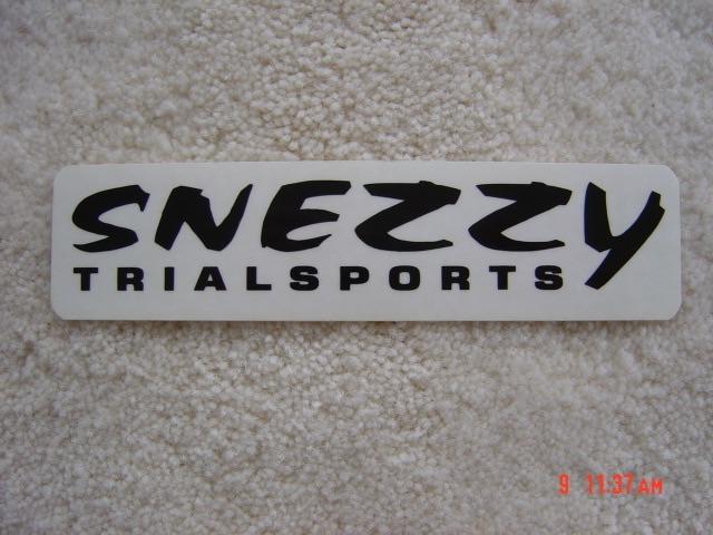 Bridgestone stickers Snezzy trialsport Battlax motorsticker, Ophalen of Verzenden