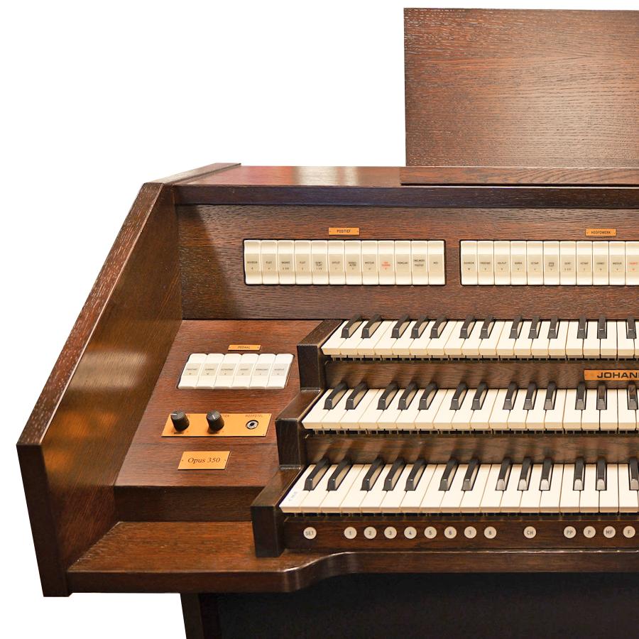 Johannus opus 350 Donker Eiken, Johannus, 3 klavieren, Ophalen of Verzenden, 3364 AE