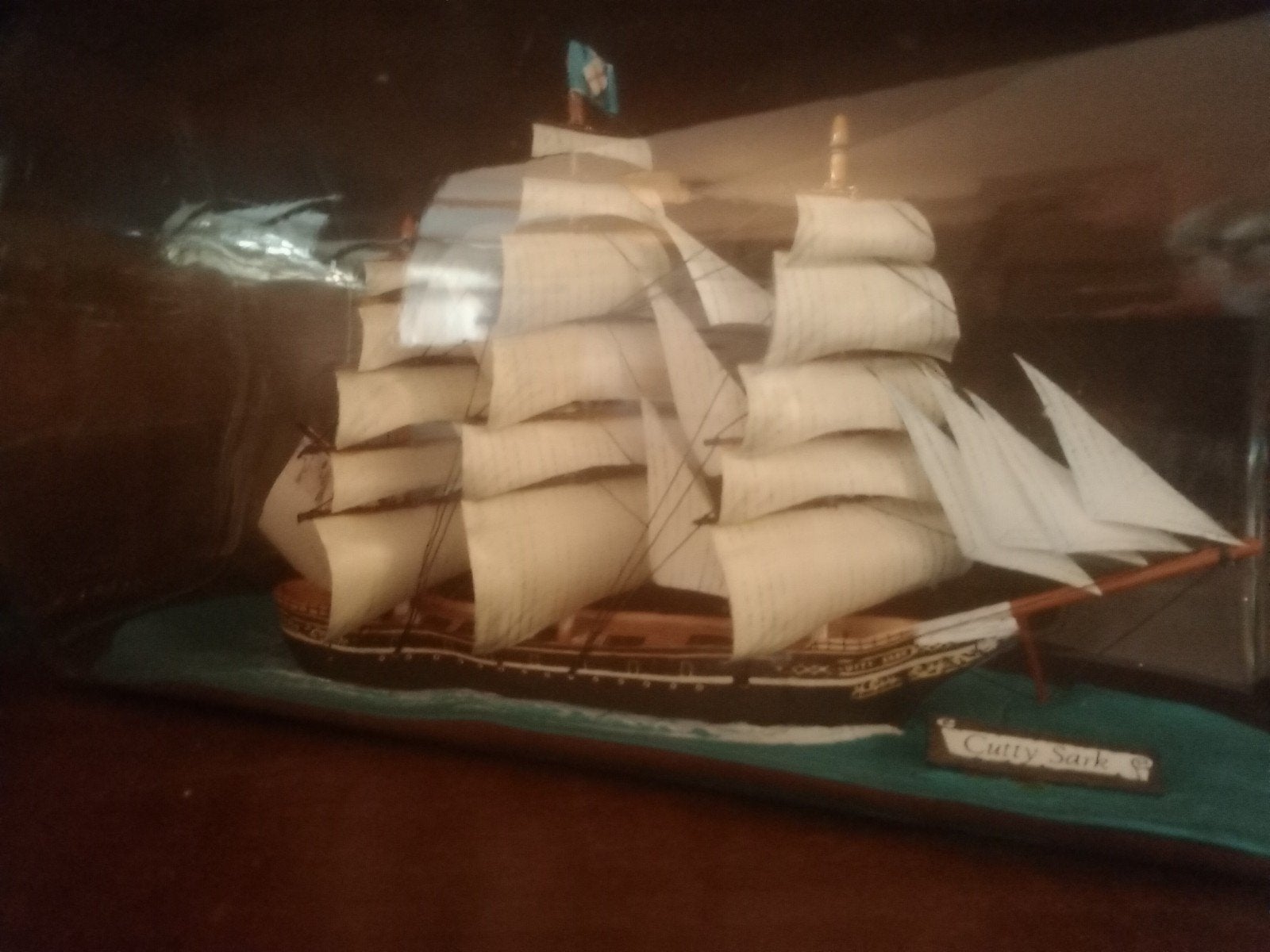 Scheepsmodel in fles - Cutty Sark, Verzamelen, Ophalen of Verzenden, Gebruikt