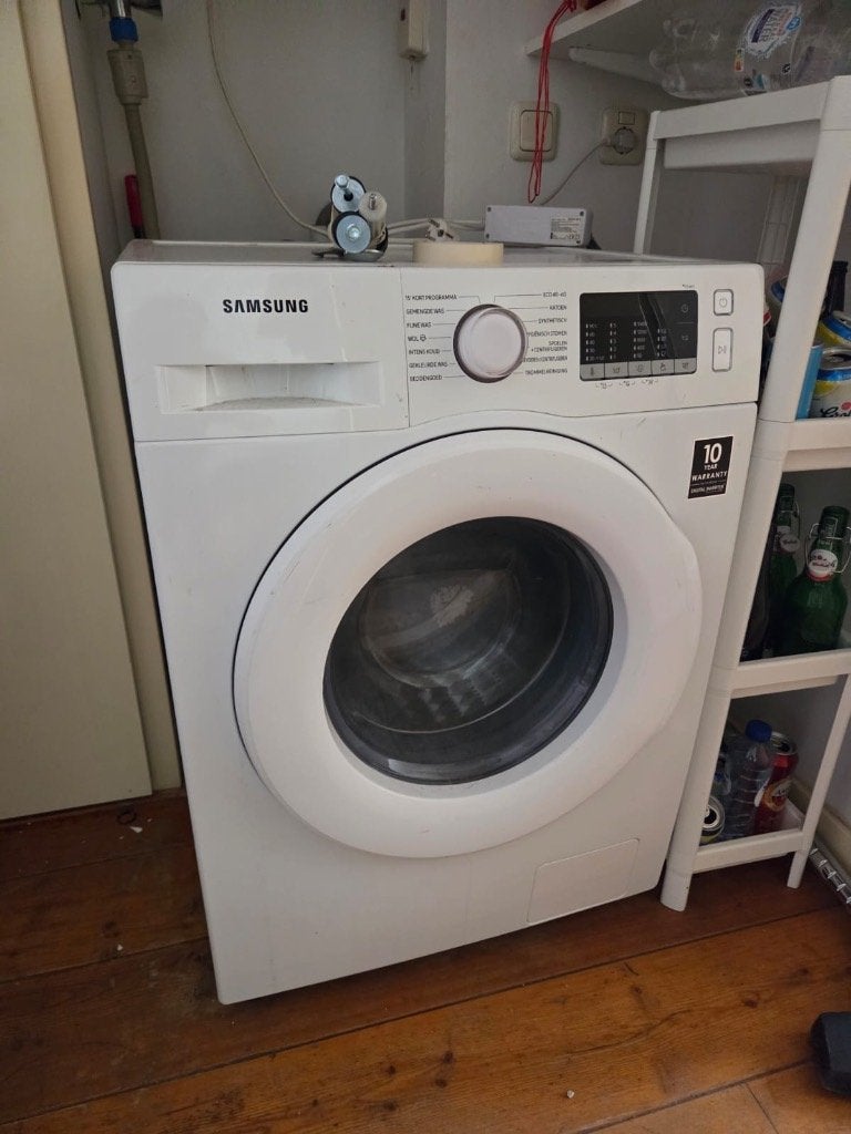 wasmachine, Ophalen, Gebruikt, Voorlader, 85 tot 90 cm