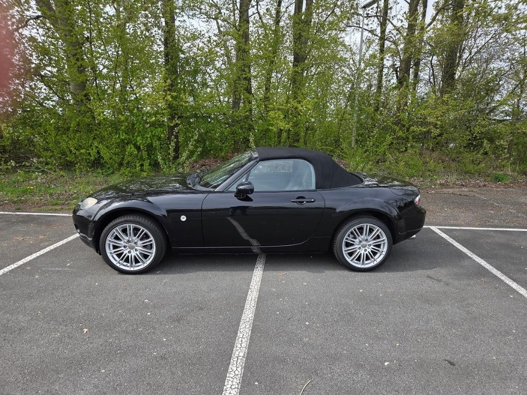 Mazda MX-5 1.8 Touring 2006 Zwart, Achterwielaandrijving, Stoelverwarming, Zwart, 4 cilinders