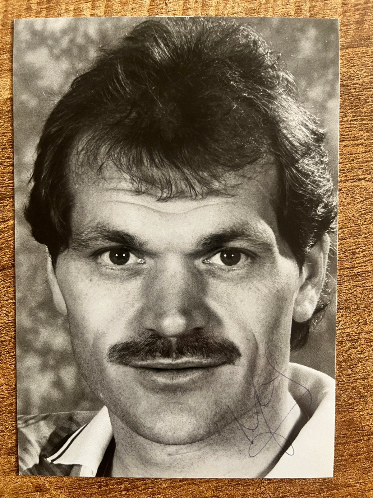 Gesigneerde persfoto Jan Wouters EK 1992 Nederlands elftal, Gebruikt, 1980 tot heden, Foto, Ophalen of Verzenden