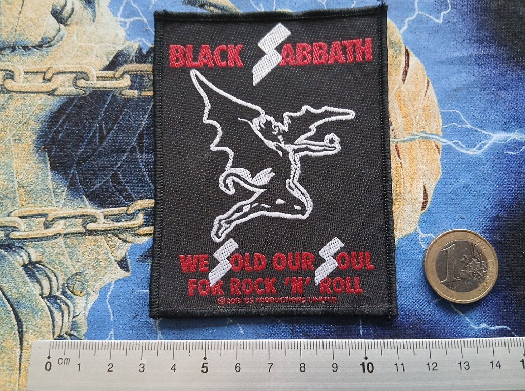 Black Sabbath patch 59 we sold our soul official 2013, Ophalen of Verzenden, Nieuw, Kleding