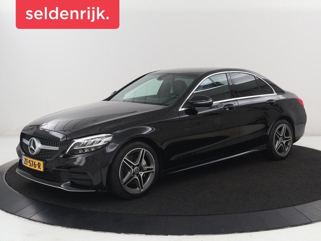 Mercedes-Benz C-klasse 160 AMG | Stoelverwarming | Leder/Alc, Auto's, Mercedes-Benz, Automatische klimaatregeling, 4 cilinders