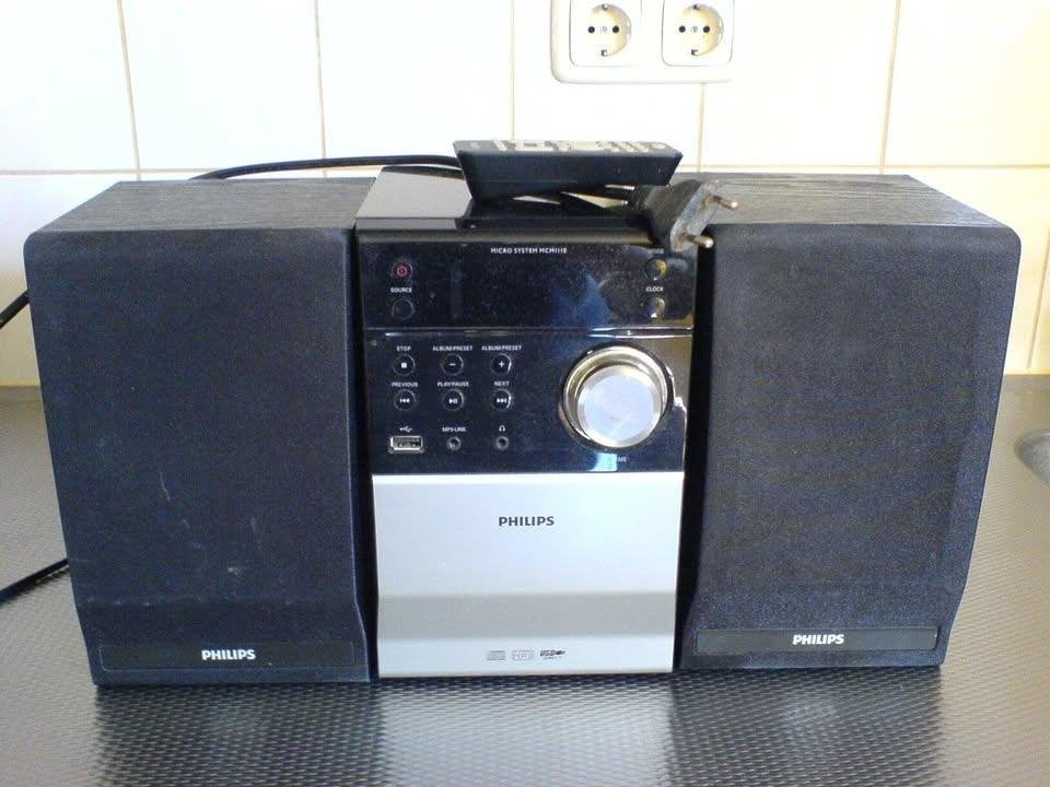 Philips Microset met CD-speler en USB-aansluiting, Ophalen, Philips, Gebruikt, Microset
