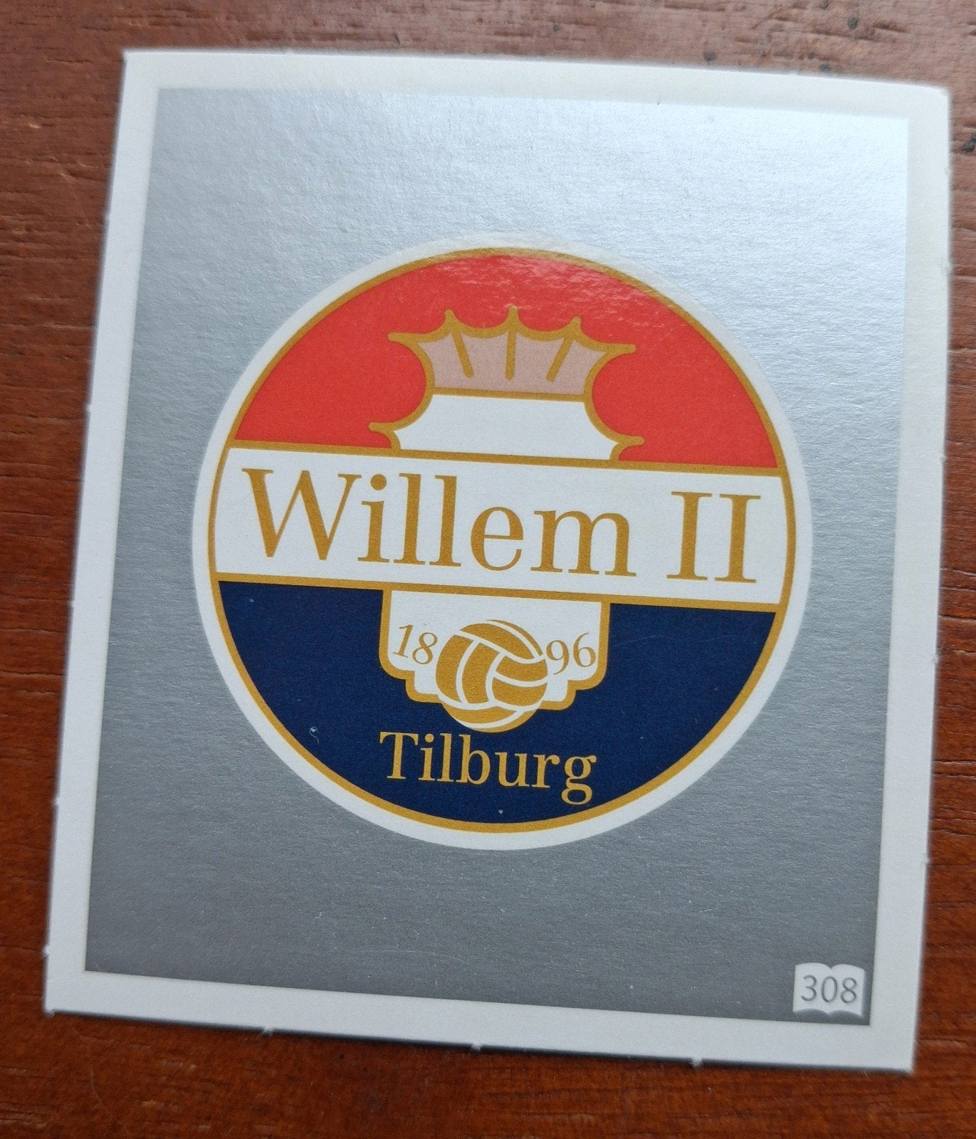 Willem II Stickers (halve), Ophalen of Verzenden, Nieuw, Sport