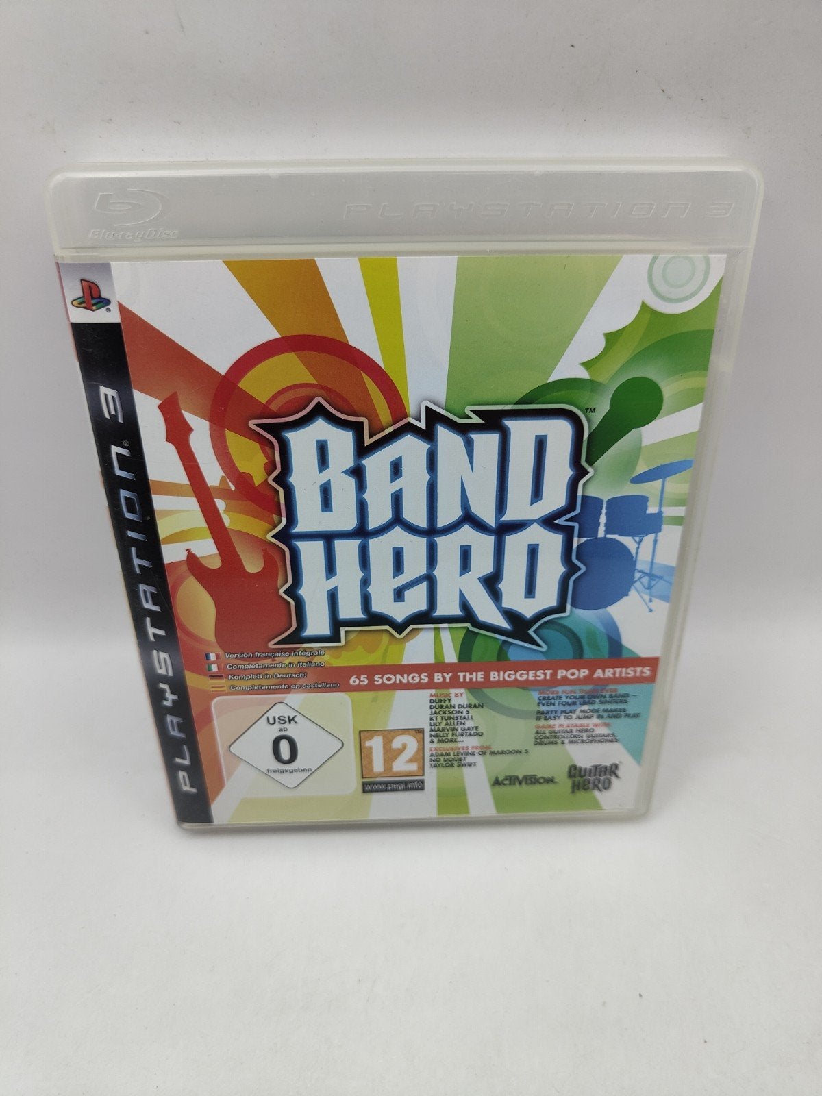 Band Hero PS3, Spelcomputers en Games, Activision Publishing, Inc. 3100 Ocean Park Blvd. Santa Monica, CA 90405 USA, Muziek, Support@activision.com