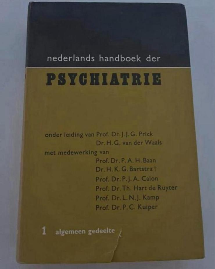 Nederlands handboek der PSYCHIATRIE DEEL 1, Boeken, Ophalen of Verzenden, Gelezen