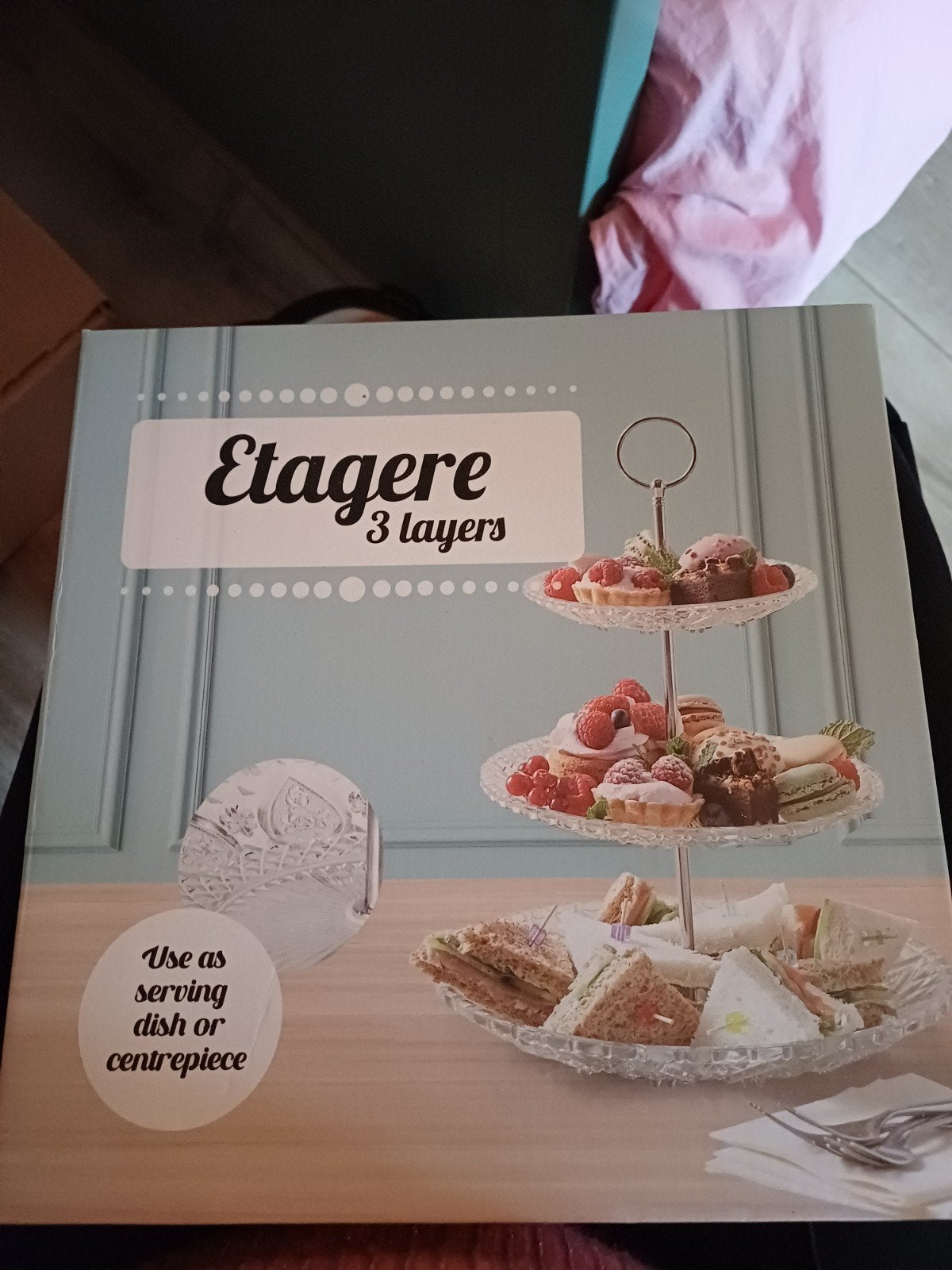 Nieuwe 3 laags etagere, Huis en Inrichting, Ophalen of Verzenden, Nieuw