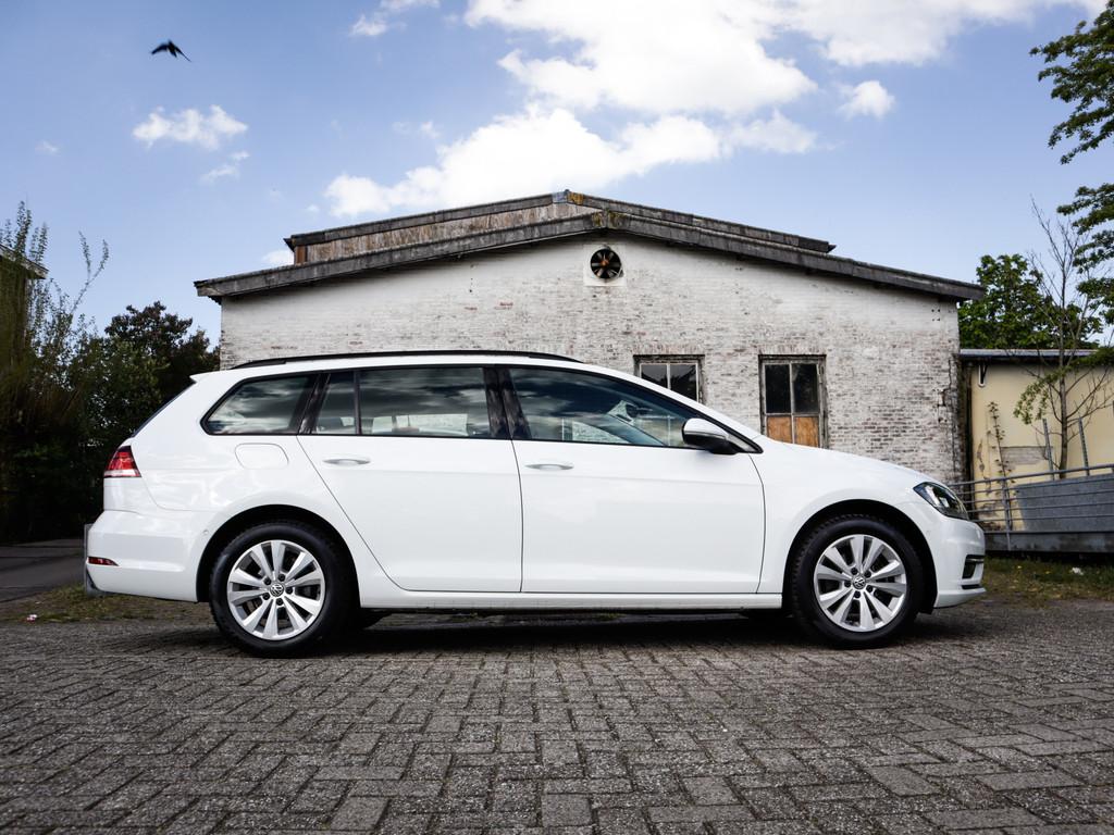 Volkswagen Golf Variant 1.5 TGI CNG Comfortline 1e-Eig. & De, Auto's, 12 maanden, Stof, 4 cilinders, Wit