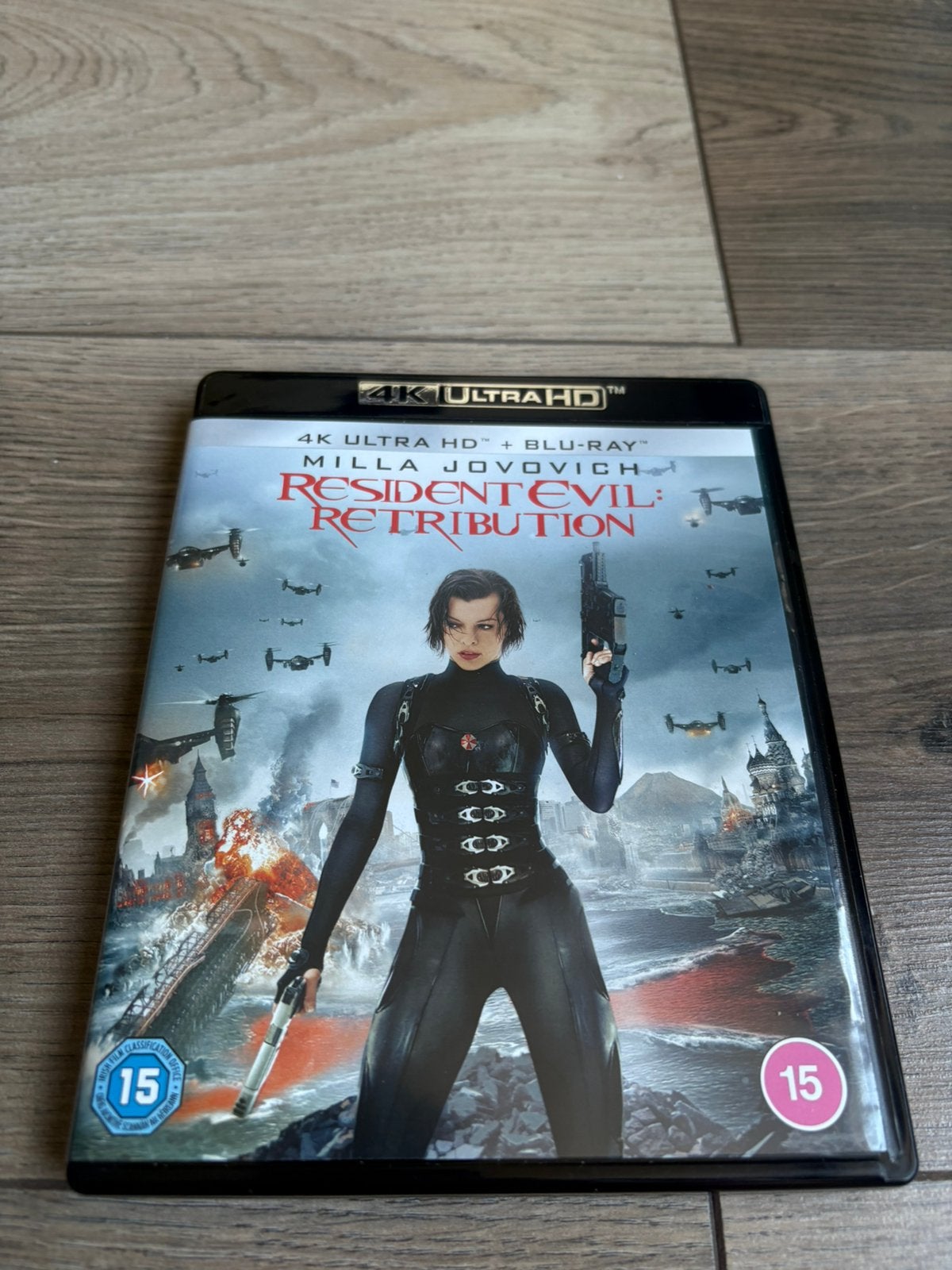 Resident Evil Retribution 4K/blu ray nederlands ondertiteld, Cd's en Dvd's, Blu-ray, Ophalen of Verzenden, Zo goed als nieuw, Horror