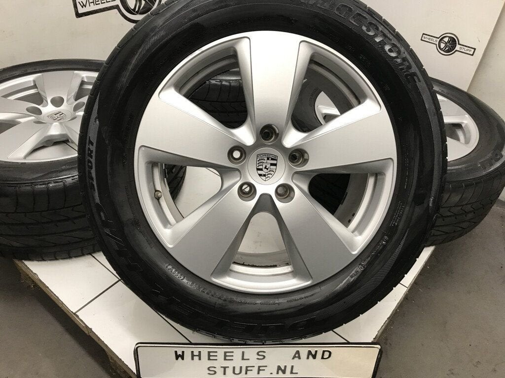 Porsche Cayenne lichtmetaal velgen 19"inch 5x130, Ophalen, Gebruikt, 19 inch, Banden en Velgen