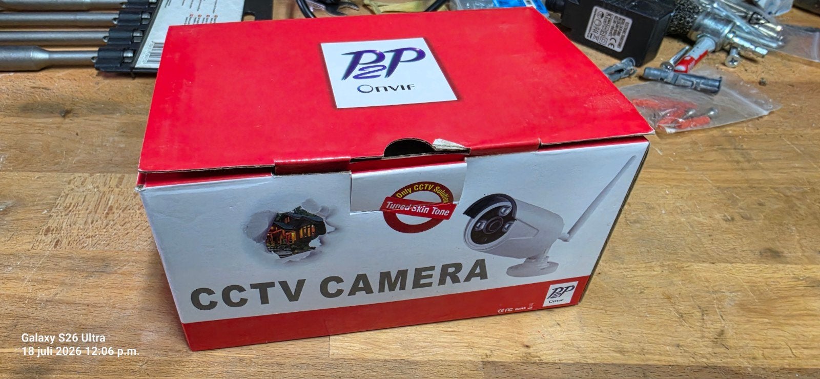 TEAB: Partij van circa 70 CCTV bewakingscamera's, Ophalen, Nieuw, Buitencamera