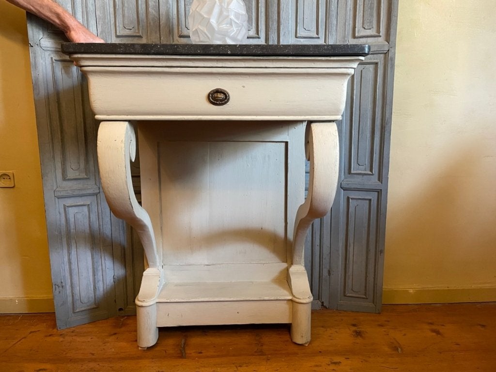 Wandconsole Side Table Muur Console tafel Louis Philippe, Ophalen