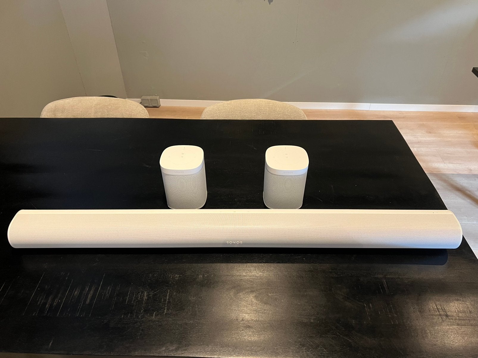 Sonos ARC wit + One sl wit, Ophalen of Verzenden, Zo goed als nieuw, Nvt, Nvt