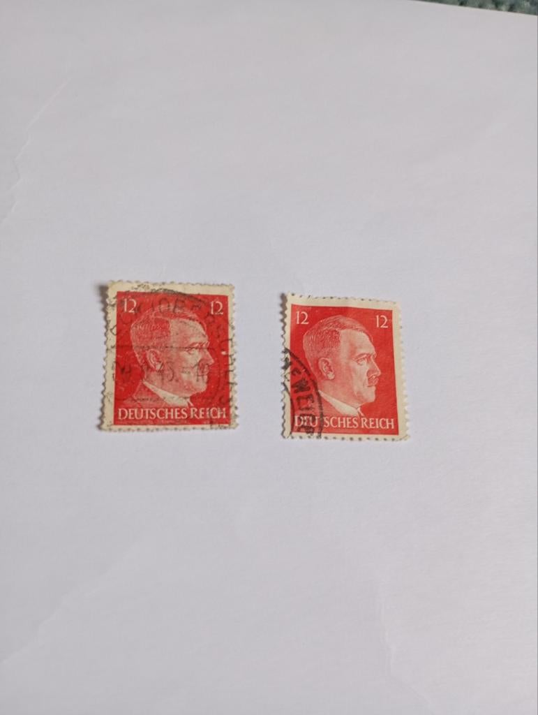 Deutsches Reich Adolf Hitler Postzegels, Ophalen of Verzenden, Duitse Keizerrijk