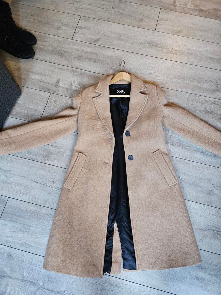 Zara Mantel maat xs, Bruin, Zara, Ophalen of Verzenden, Zo goed als nieuw