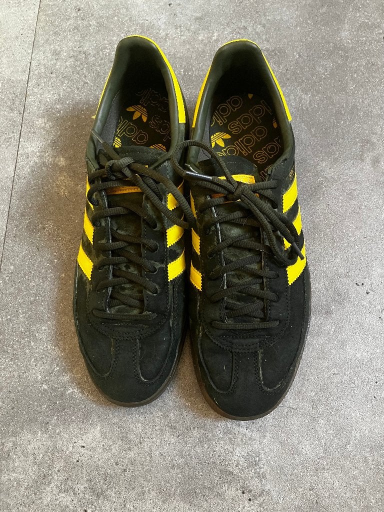 Adidas Spezial gympen, groen/geel maat 46 (valt als 45), Overige kleuren, Ophalen of Verzenden, Adidas, Sneakers of Gympen