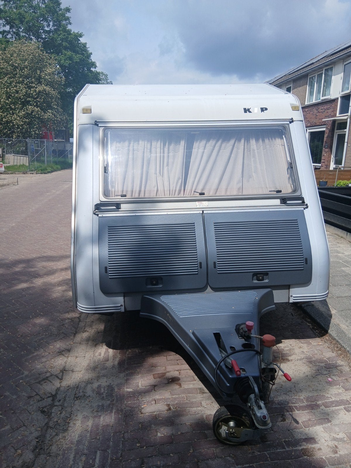 Caravan KIP KG44 Greyline 1997 + volaut mover + voortent, Caravans en Kamperen, Rondzit, Kip, Particulier, Lengtebed