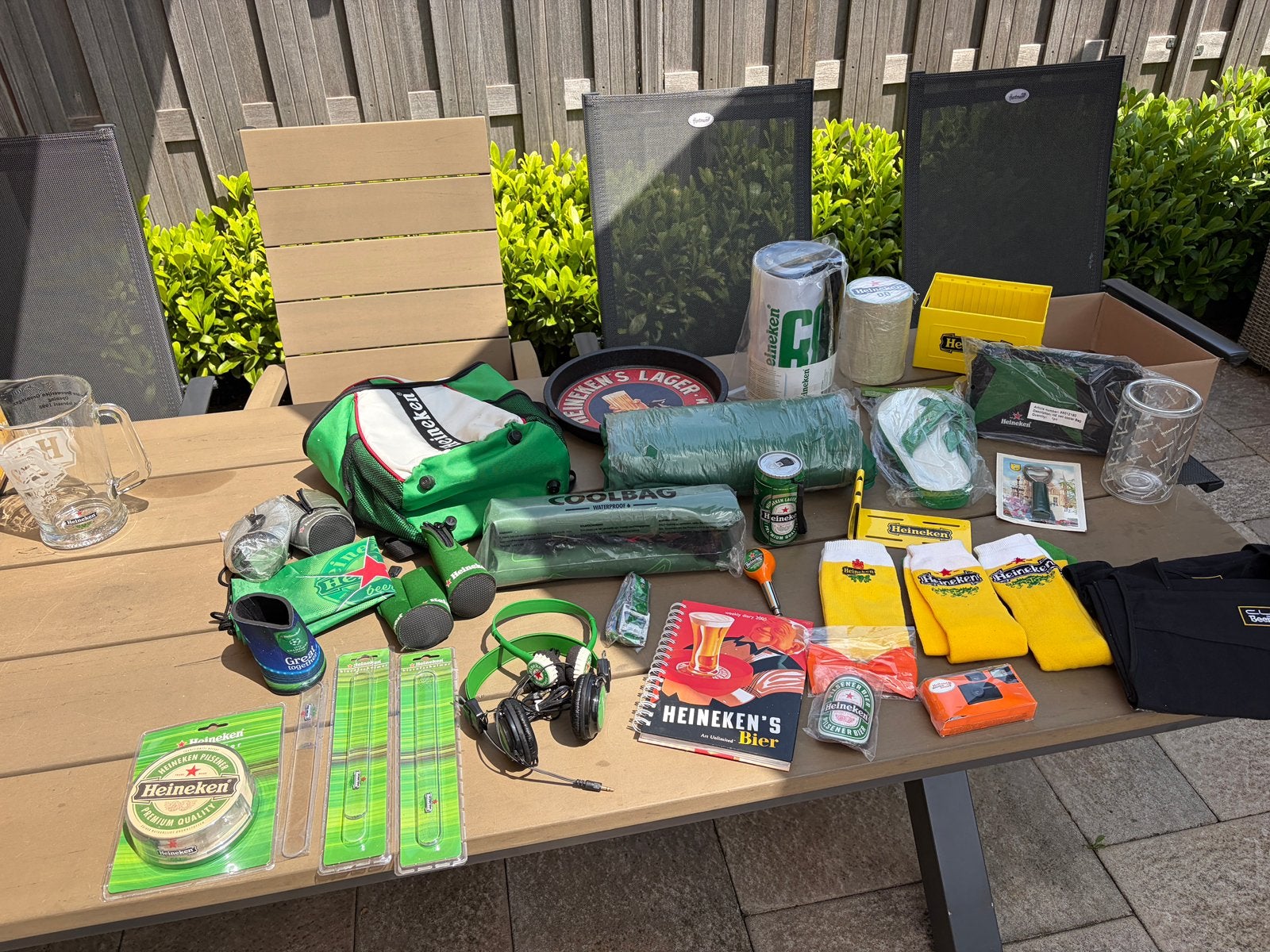 35 nieuw en ongebruikte Heineken items (1 koop), Ophalen of Verzenden, Nieuw, Overige typen, Heineken