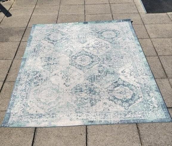 Modern laagpolig vloerkleed 170x230, Ophalen, Gebruikt, 150 tot 200 cm, 200 cm of meer