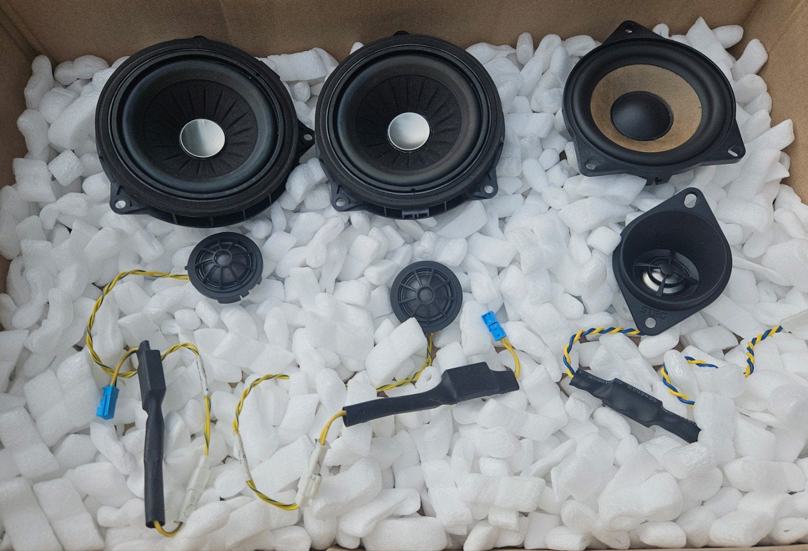 BMW hifi upgrade set, Eton B100W Steg BM4CII BM25, Ophalen of Verzenden