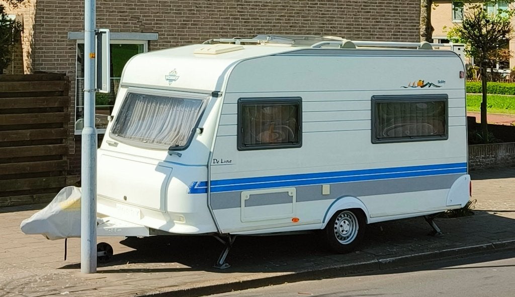 Hobby De Luxe 400 SF, Caravans en Kamperen, Caravans, Hobby, Particulier, 4 tot 5 meter, Tot en met 4
