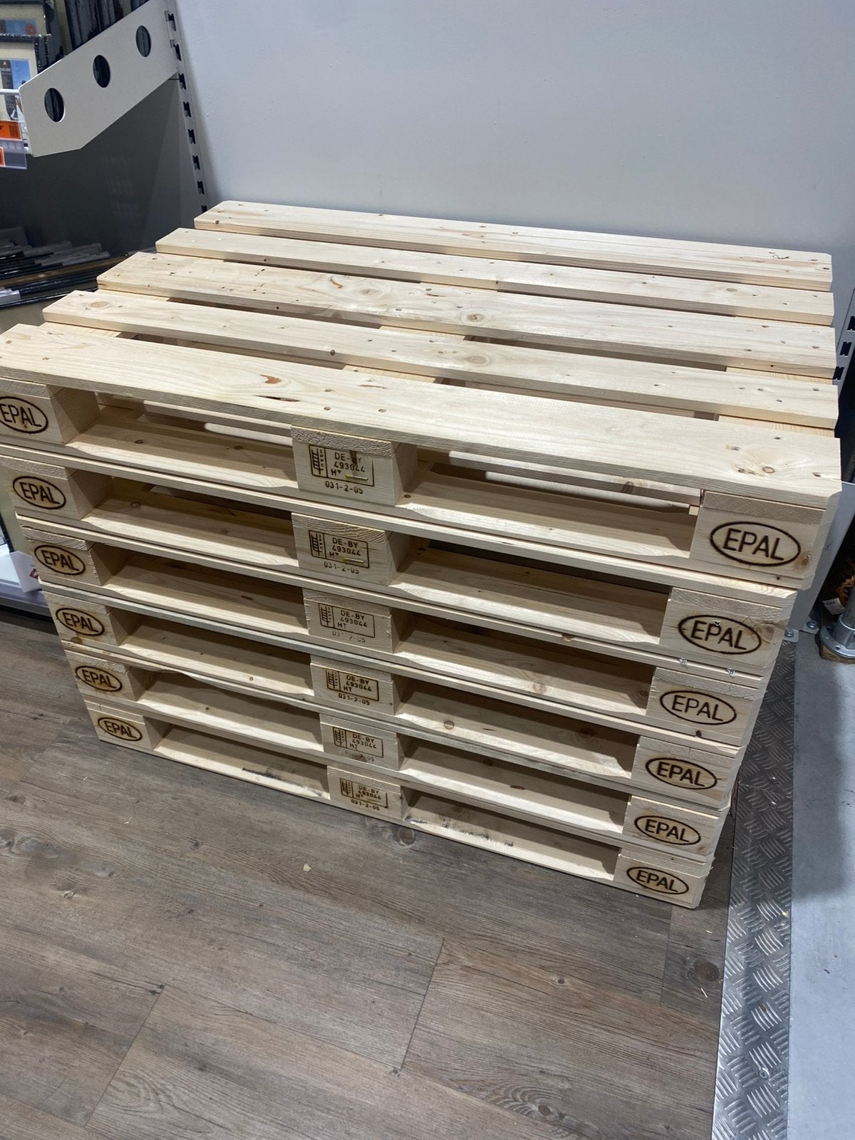 12x nieuwe europallets europallet - gratis bezorgd Nijmegen, Doe-het-zelf en Verbouw, Hout en Planken, Minder dan 25 mm, Nieuw