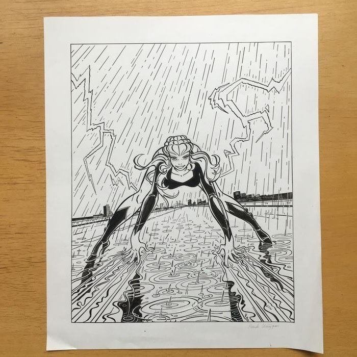 Henk Kuijpers - Originele tekening reclame "Vredenstein ", Eén stripboek, Ophalen of Verzenden, Zo goed als nieuw, Henk Kuijpers