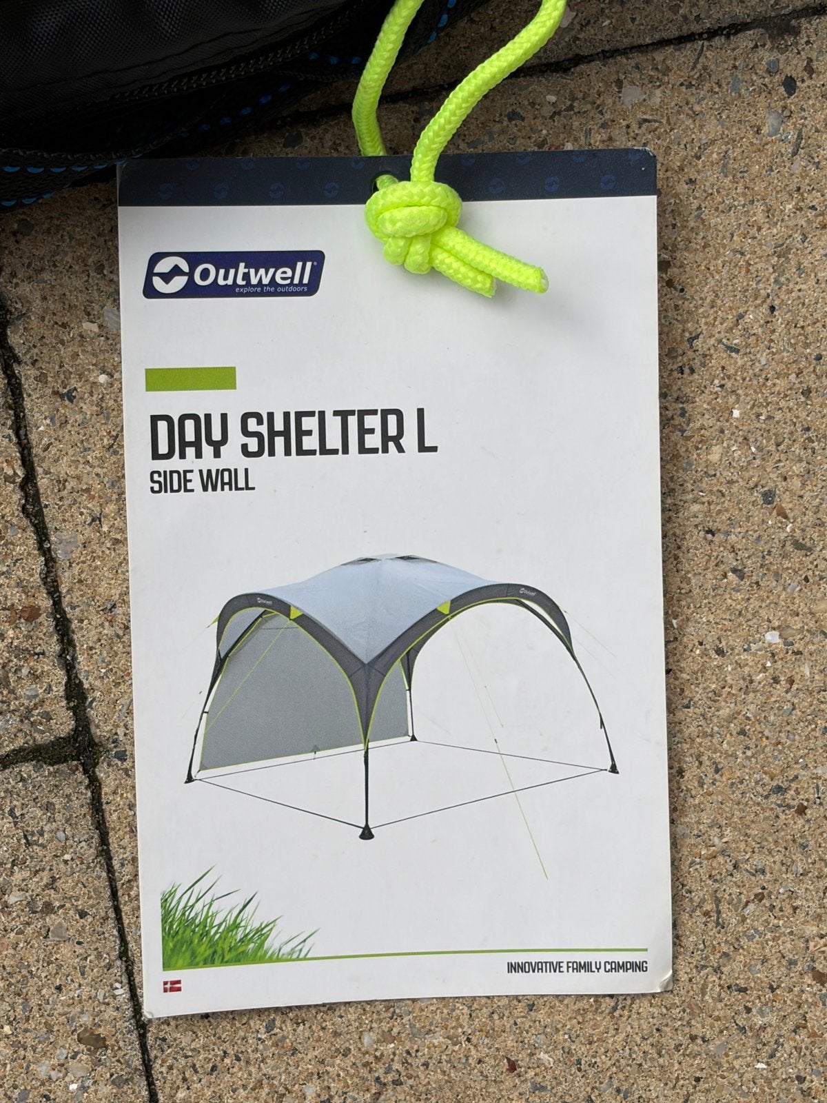2 zijwanden outwell day shelter L, Caravans en Kamperen, Ophalen of Verzenden, Zo goed als nieuw