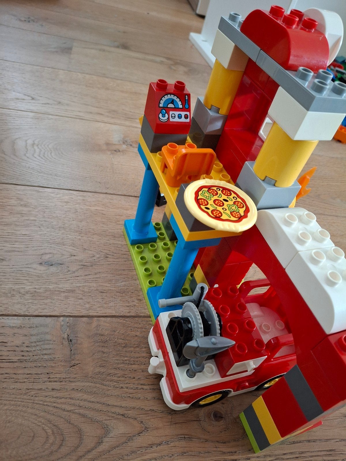 Duplo 10903 Brandweerkazerne met handleiding, Compleet, Ophalen of Verzenden, Duplo, Complete set