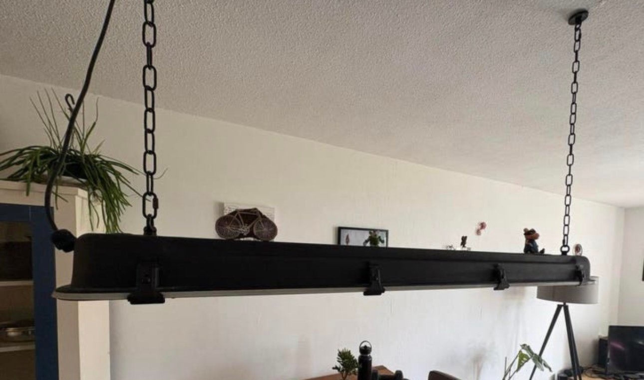 Zuiver G.T.A. Plafondlamp LED XL zwart. Moet snel weg !, Ophalen, Zo goed als nieuw, Metaal, Industrieel / design