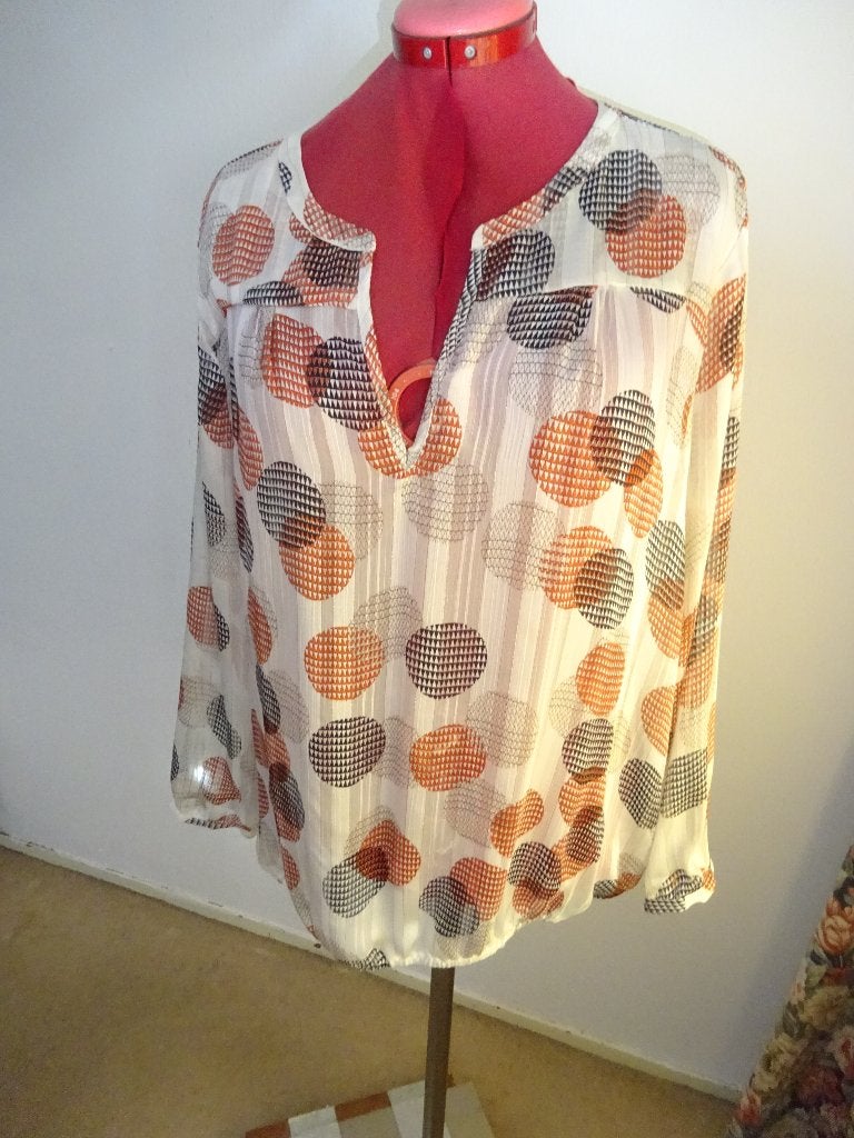 Norah tuniek-blouse mt 46, Overige kleuren, Verzenden, Maat 46/48 (XL) of groter, Zo goed als nieuw