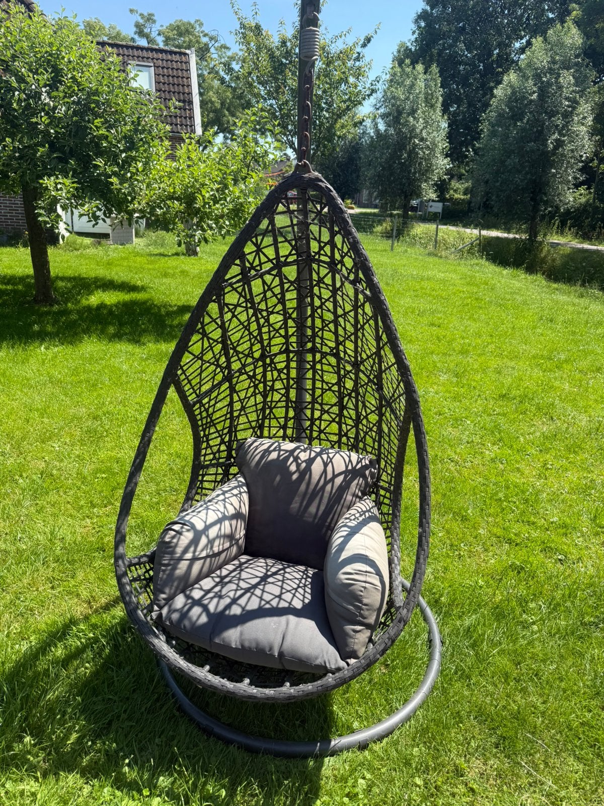 Hangstoel, Ophalen, Gebruikt, Rotan