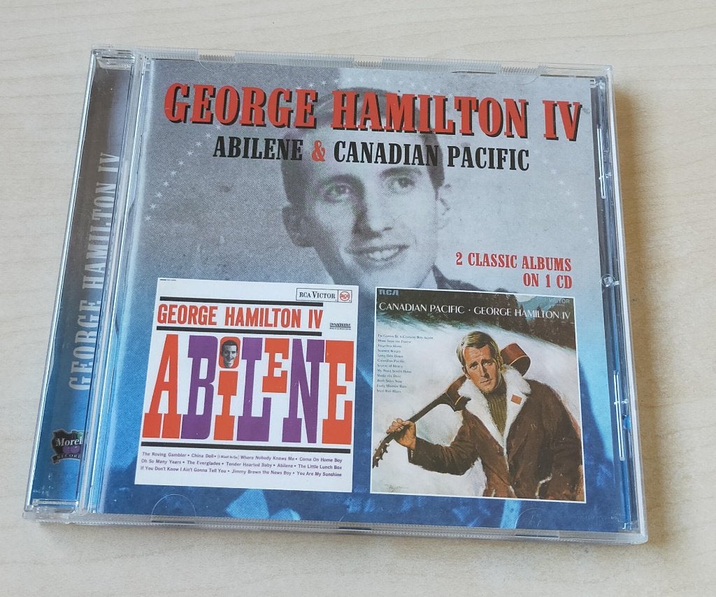 George Hamilton IV - Abilene & Canadian Pacific CD 2on1, Ophalen of Verzenden, Gebruikt