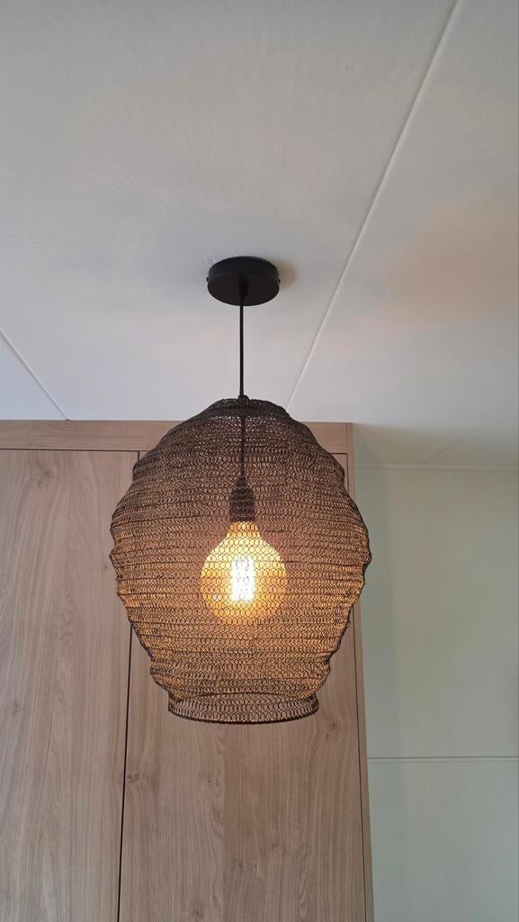 Hanglamp zwart 35x40cm, Ophalen, Zo goed als nieuw