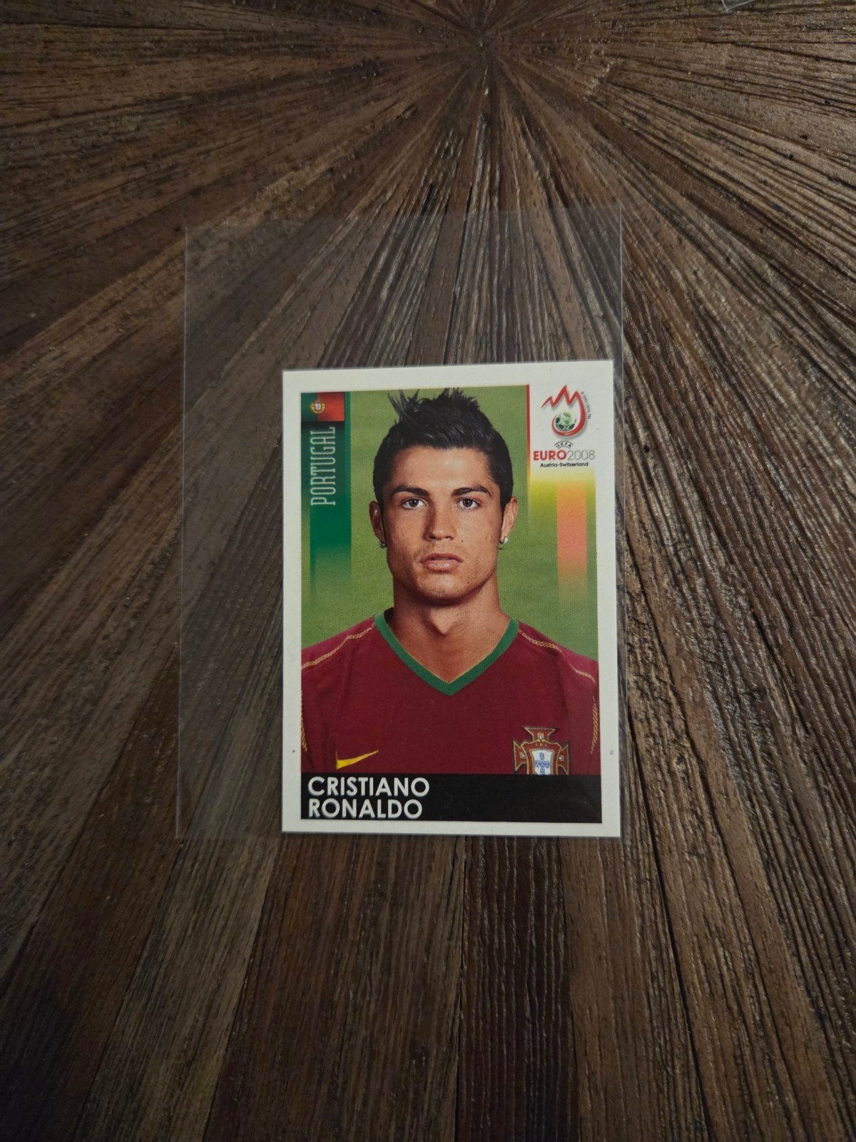 Cristiano ronaldo 2008 panini, Ophalen of Verzenden, Zo goed als nieuw