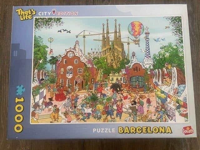 that's life puzzel barcelona, Ophalen, 500 t/m 1500 stukjes, Zo goed als nieuw, Legpuzzel