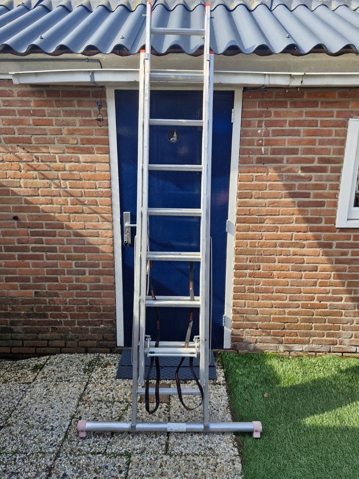 Altrex ladder 4.60 meter - Goede staat, Ophalen, Gebruikt, Ladder, 4 meter of meer