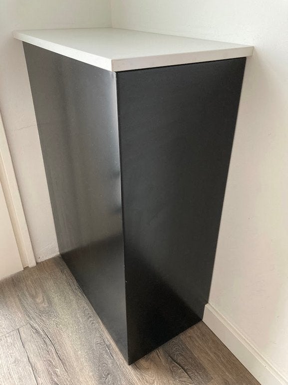 Stalen ombouw/omkasting verdeler vloerverwarming v in hoek, Doe-het-zelf en Verbouw, Verwarming en Radiatoren, Ophalen, Gebruikt