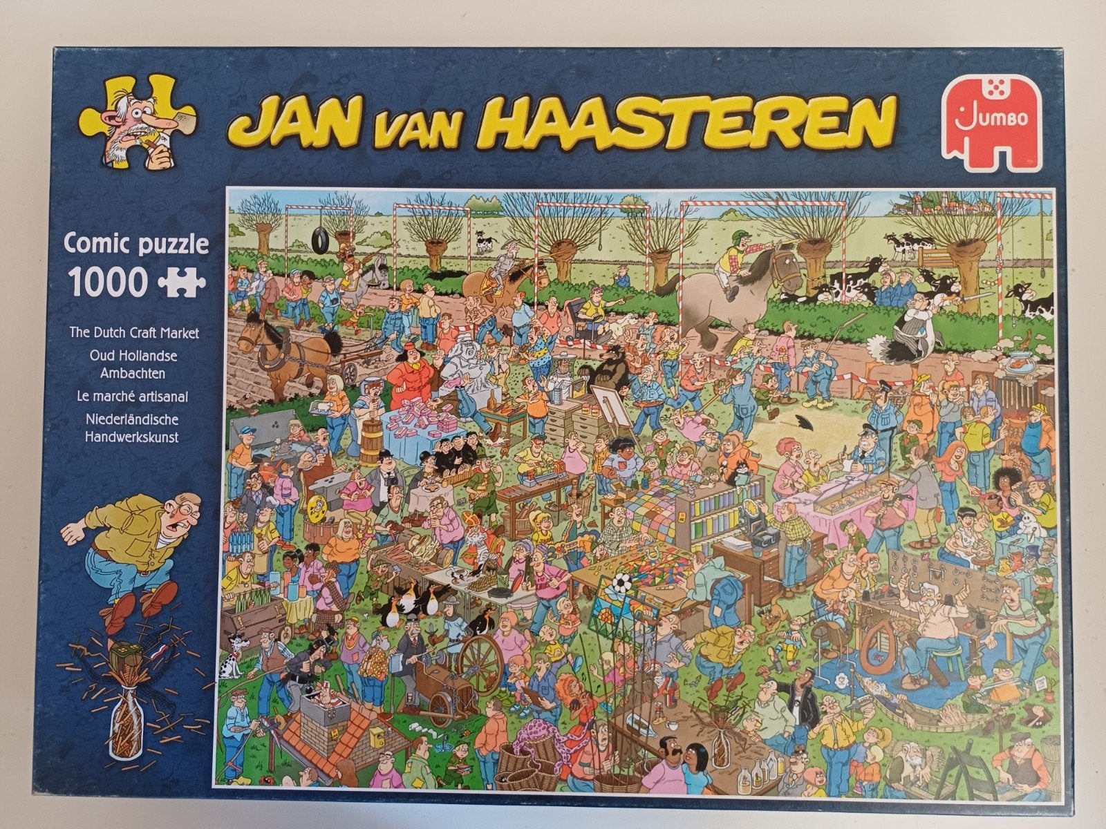 Diverse Jan van Haasteren Puzzels 1000 stukjes, Ophalen of Verzenden, 500 t/m 1500 stukjes, Gebruikt, Legpuzzel