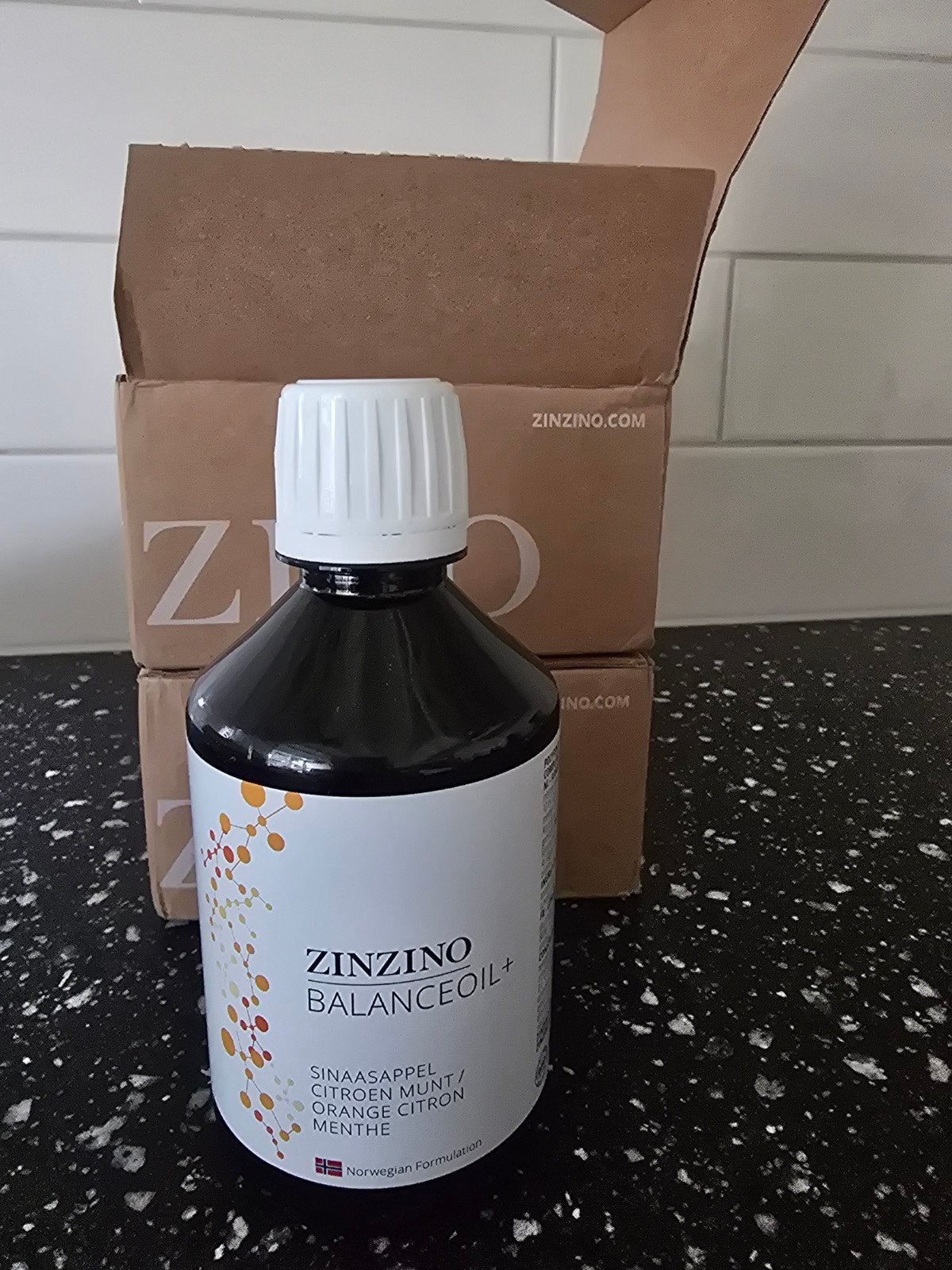 Zinzino BalanceOil+ Sinaasappel Citroen Munt, Ophalen of Verzenden, Nieuw, Poeder of Drank