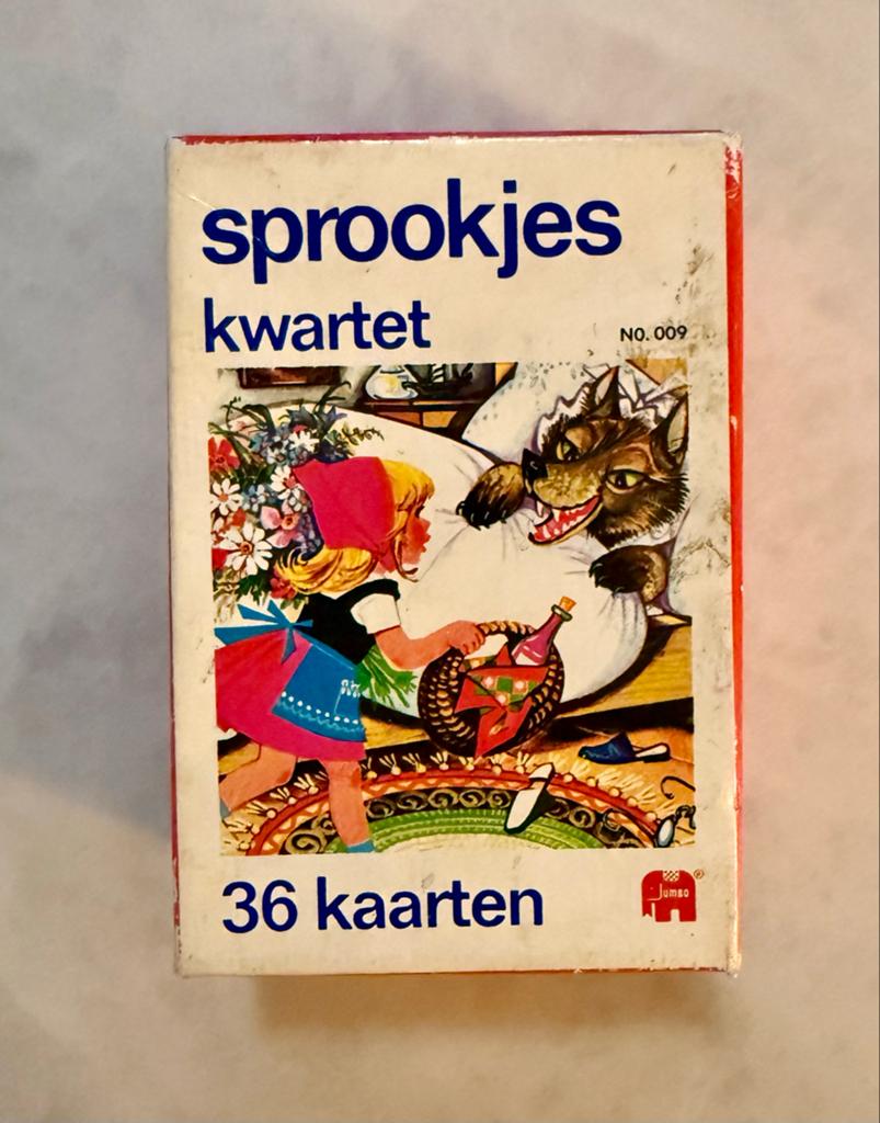 Vintage Sprookjes Kwartet Jumbo (36 kaarten), Ophalen of Verzenden, Gebruikt, Kwartet(ten)