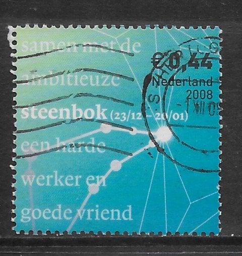 2008, Sterrenbeelden, Steenbok [2590] (K1906), Postzegels en Munten, Postzegels | Nederland, Ophalen of Verzenden