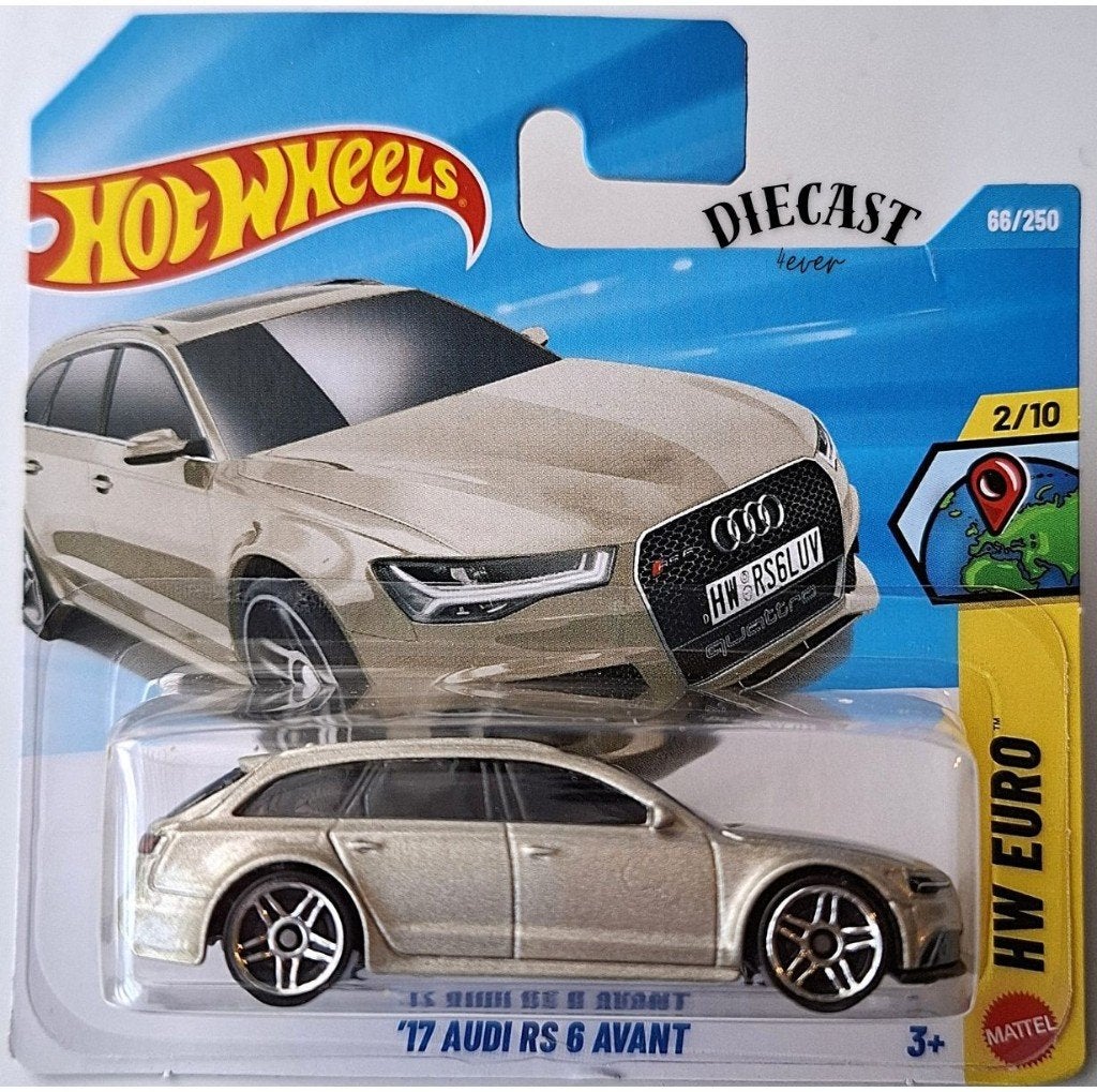 Hot Wheels '17 Audi RS 6 Avant, Champagne, Ophalen, Nieuw, Auto